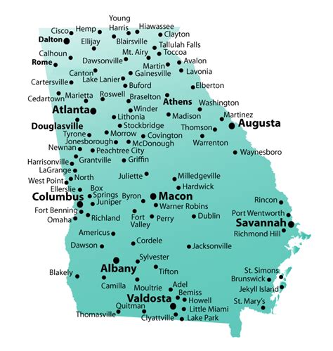 list of cities in georgia alphabetically